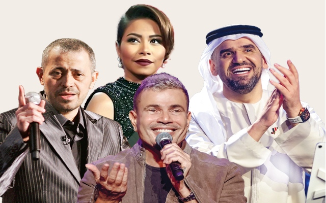الصورة: الصورة: نجوم الغناء العربي يشدون في دبي بروائعهم