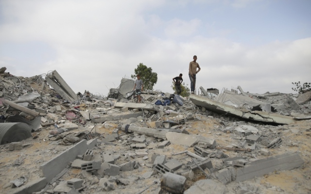 الصورة: الصورة: نصف مباني غزة بين الأضرار والدمار